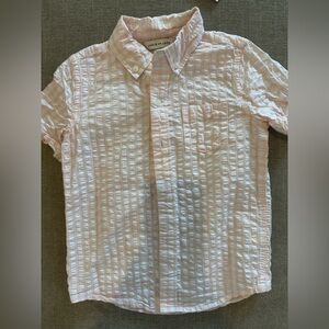 Janie & Jack boys seeesucker shirt size 5